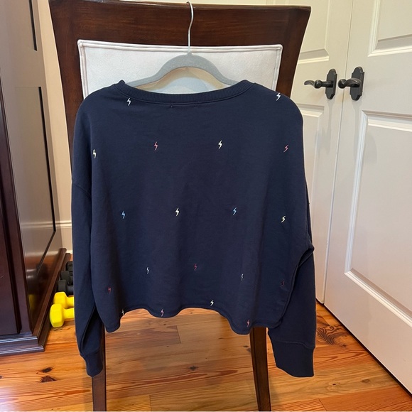 Z Supply Amelia Mini Bolt Pullover (Matching sweatpants also available) - Picture 6 of 8